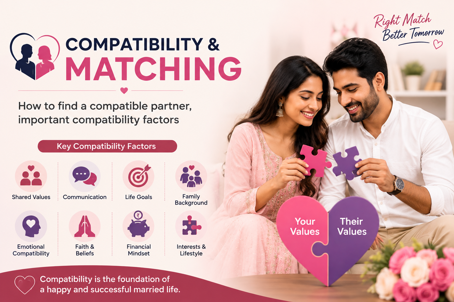 Compatibility & Matching – Find the Right Life Partner